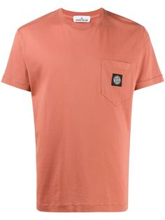 Stone Island футболка с накладным карманом