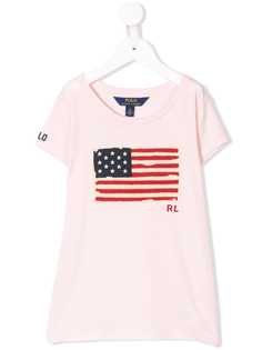Ralph Lauren Kids футболка с флагом США