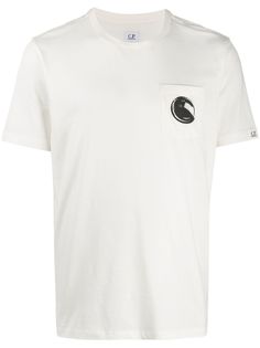 CP Company футболка с карманом и принтом