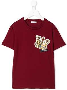 Dolce & Gabbana Kids футболка с принтом короны