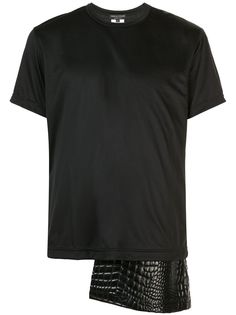 Comme Des Garçons Homme Plus футболка Foil Tail асимметричного кроя