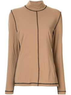 Ganni exposed seam shirt