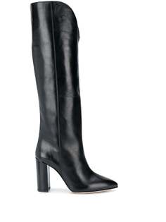 Paris Texas 100mm pointed knee length boots