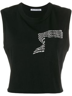T By Alexander Wang cropped tank top
