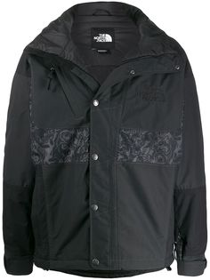 The North Face panelled printed jacket