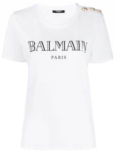 Balmain футболка с логотипом