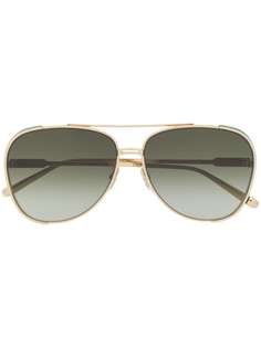 Salvatore Ferragamo aviator frame sunglasses