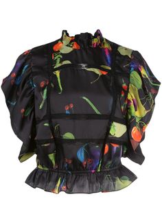 Cynthia Rowley Camille silk blouse