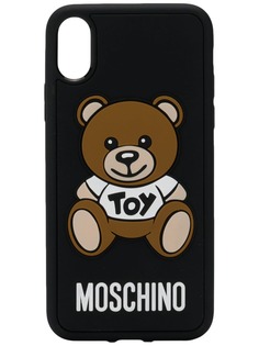 Moschino чехол для iPhone X в горох