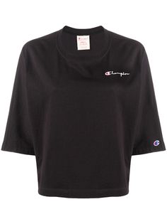 Champion укороченная футболка свободного кроя