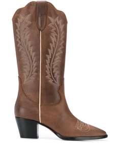 Paris Texas Elyse stitching detail cowboy boots