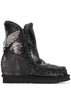 Mou panelled snow boots