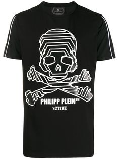 Philipp Plein футболка с принтом Skull