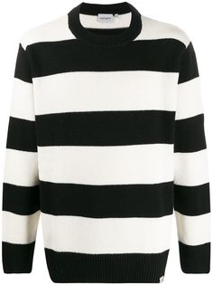 Carhartt WIP stripe pattern knitted jumper