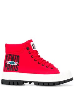 Kenzo кроссовки на шнуровке из коллаборации с Palladium Pallashock