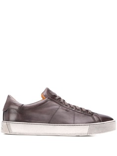 Santoni кроссовки на шнуровке
