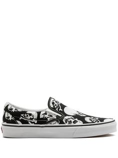 Vans слипоны Classic Slip-On с принтом Skull