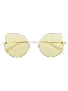 Yohji Yamamoto солнцезащитные очки с затемненными линзами