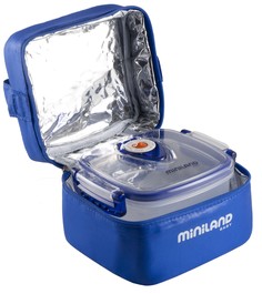 Термосумка с 2 контейнерами Miniland Pack-2-Go HermifFresh, цвет: синий