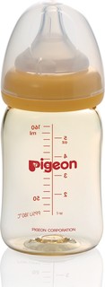 Бутылочка для кормления Pigeon SofTouch Peristaltic PLUS, 160 мл, желтый