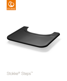 Столик-поднос Tray для стульчика Stokke Steps, черный