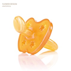 Соска-пустышка Hevea Flower анатомическая, 3+ мес.