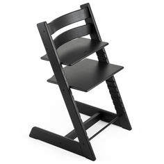 Стульчик Stokke Tripp Trapp Oak Black, черный