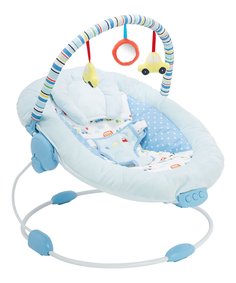 Шезлонг Mothercare "Кубики", цвет: голубой