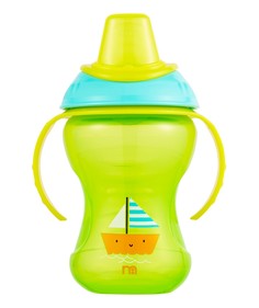 Поильник-непроливайка Mothercare "Парусник", 260 мл, цвет: зеленый