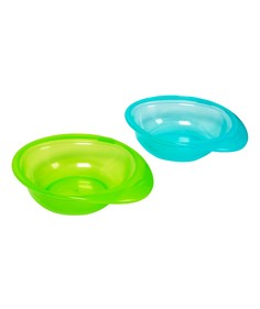 Миски для кормления Mothercare, 2 шт., синий, зеленый