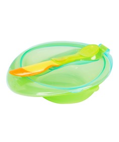 Миска и ложка Mothercare, зеленый