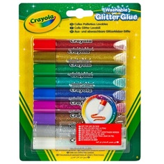 Клей с блестками Crayola, 9 цветов
