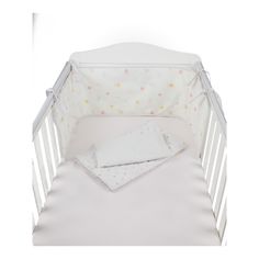Набор для кроватки с бампером, розовый Mothercare