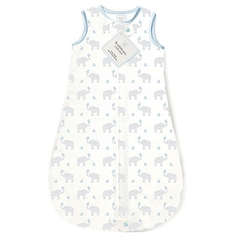 Спальный мешок для новорожденного SwaddleDesigns zzZipMe Sack Elephant Chickies
