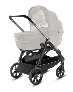 Коляска Inglesina Aptica System Duo 2в1 Iceberg Grey на шасси Black Coffee, белый