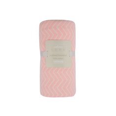 Одеяло вязаное с узором шеврон "Милый дом", розовый Mothercare