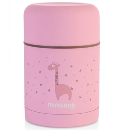 Детский термос для еды Miniland Silky Thermos, розовый