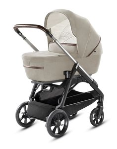 Коляска Inglesina Aptica System Duo 2 в 1 Cashmere Beige на шасси Black Coffee, бежевый