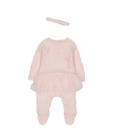 Комбинезон с юбочкой-пачкой и повязка в комплекте Mothercare