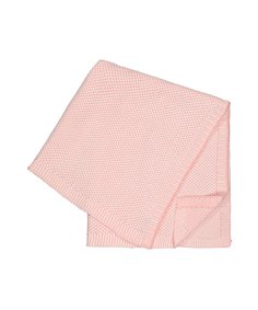 Плед вязаный, розовый Mothercare