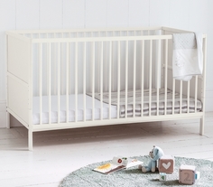 Кроватка Mothercare Balham 140×70 см, белый