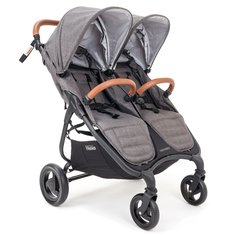 Коляска для двойни Valco baby Snap Duo Trend Charcoal, тёмно-серый