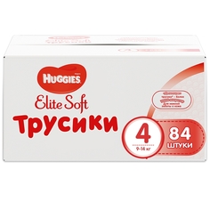 Трусики-подгузники Huggies Элит Софт 4 (9-14кг), 84 шт.