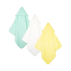 Полотенце с капюшоном 75х75 см, 3 шт. Mothercare