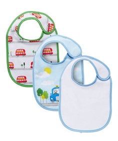 Слюнявчики Mothercare "Кубики", 3 шт. в упаковке