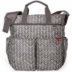Сумка для мамы Skip Hop Duo Signature Grey Feather, серый