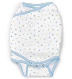 Конверт для пеленания SwaddleMe Kicksie "Звездочки", S Summer Infant