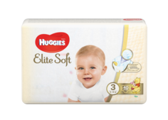 Подгузники Huggies Элит Софт 3 (5-9кг), 40 шт.