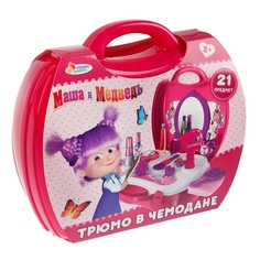 Игровой набор "Маша и Медведь: трюмо" в чемодане, Играем вместе Playing Together