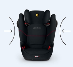 Автокресло Cybex Solution M-Fix SL FE Ferrari, Black, черный